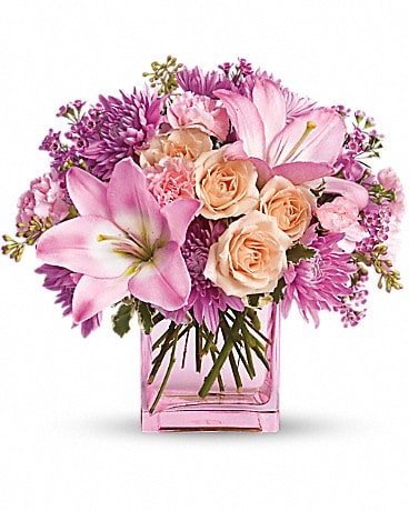 Teleflora's Possibly Pink Flower Arrangement