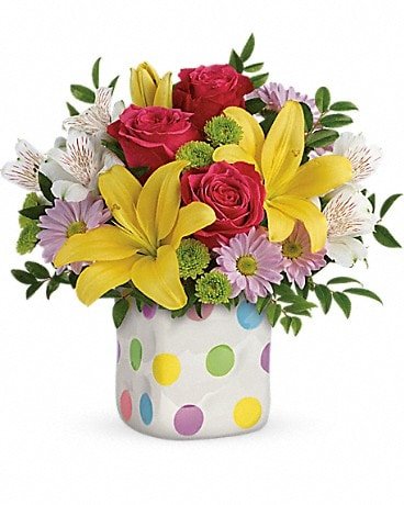 Teleflora's Delightful Dots Bouquet Bouquet