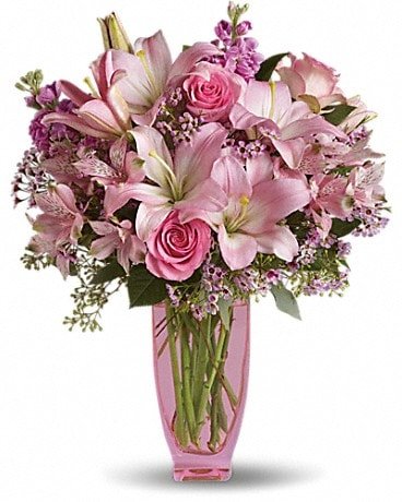 Teleflora's Pink Pink Bouquet with Pink Roses Bouquet