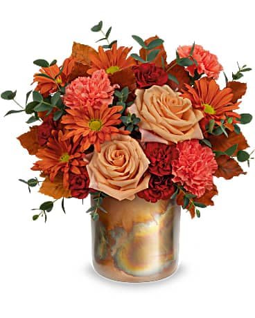 Teleflora's Copper Rose Bouquet Bouquet
