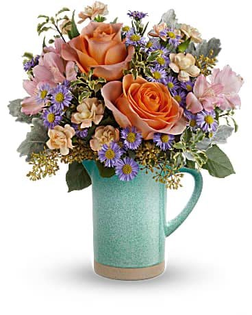 Teleflora's Aqua Amour Bouquet Bouquet