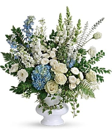 Treasured And Beloved Bouquet Sympathy Arrangement