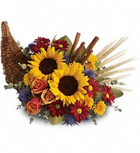 Classic Cornucopia in Reading PA, Heck Bros Florist