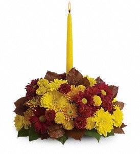 Harvest Happiness Centerpiece in Reading PA, Heck Bros Florist