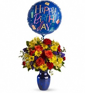 Fly Away Birthday Bouquet in Reading PA, Heck Bros Florist
