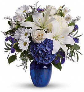 Beautiful in Blue in Reading PA, Heck Bros Florist