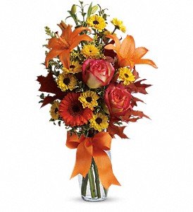 Burst of Autumn in Reading PA, Heck Bros Florist