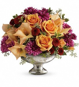 Teleflora's Elegant Traditions Centerpiece in Reading PA, Heck Bros Florist