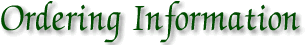 Ordering Information